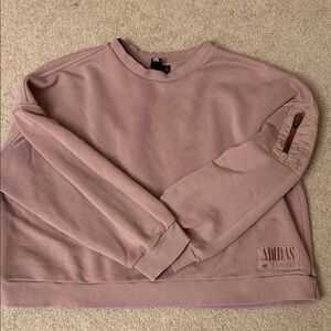Adidas women’s Mauve Crewneck Sweat shirt